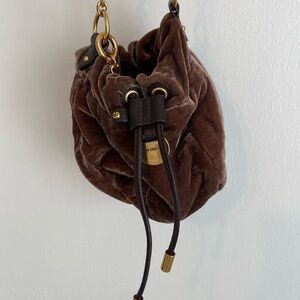 Juicy Couture velvet pouch purse